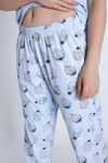 Zivame Cup Cake Knit Poly Pyjama Set - Orchid Tint — thumbnail 6
